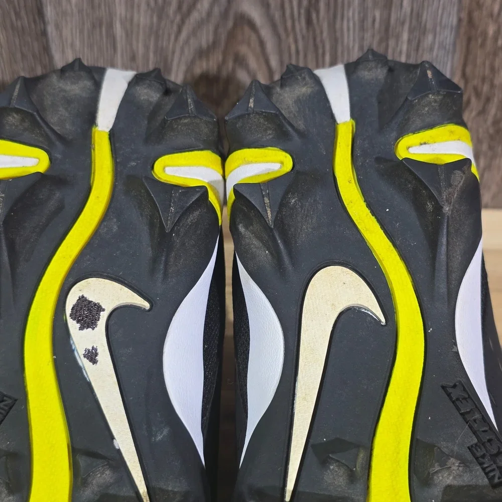Nike Vapor Fastflex‎ Football Cleats Mens 11 Black White Yellow 917168-010